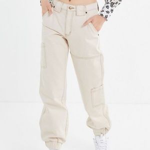 Khaki urban outfitters cargo pants